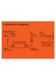 Notice ALPINE KTP445A Recepteur