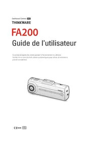 Notice Thinkware FA200 Dashcam