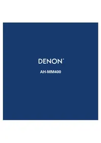 Notice DENON MUSIC MANIAC AHMM400 écouteurs