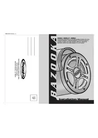 Notice Bazooka BTA8250D Caisson de basses