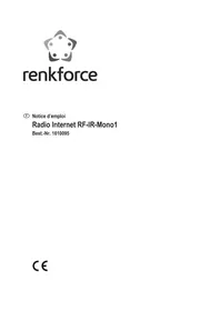 Notice Renkforce RFIRMONO1 Radio