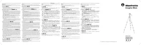 Notice MANFROTTO COMPACT ACTION Trépied