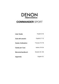 Notice DENON COMMANDER SPORT Sistema de alta fidelidad