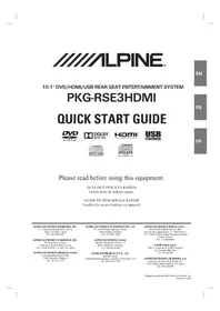 Notice ALPINE PKGRSE3HDMI Dashcam