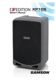 Notice SAMSON EXPEDITION XP106W Système hifi