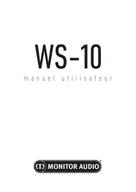 Notice MONITOR AUDIO IWS10 Haut-parleur