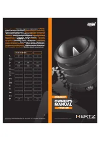 Notice Hertz SPL SHOW ST 44 Haut-parleur