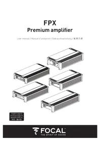 Notice FOCAL FPX 4.800 Recepteur