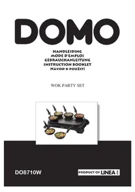 Notice DOMO DO8710W Appareil à fondue, raclette et wok