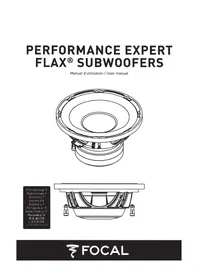 Notice FOCAL PERFORMANCE EXPERT FLAX P 25FS Caisson de basses