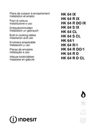 INDESIT HK 64 S (IX)1 - Fornuis