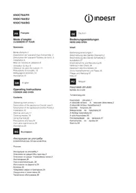 INDESIT KN3C76A(W)BG - Tűzhely
