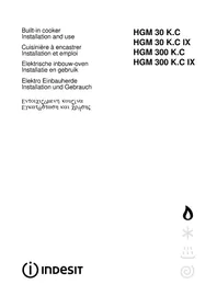 INDESIT HGM 300 K.C (WH) - Fornuis