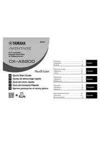 Notice YAMAHA MUSICCAST AVENTAGE CXA5200 Ampli home-cinéma