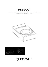 Notice FOCAL PSB200 Caisson de basses
