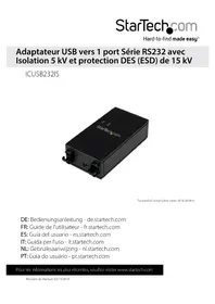 Notice StarTech.com ICUSB232IS Interface