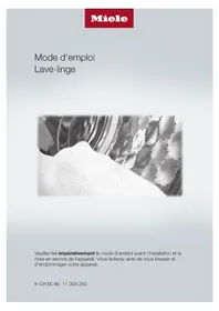Notice MIELE WWG 70060 CH Lave-linge