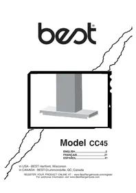 Notice BEST RIPORRE CC45I90SB Capucha