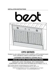 Notice BEST CPDI482SB Capucha