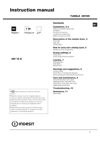 IDV 75 S (EX) 60Hz INDESIT