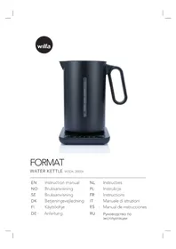 Notice WILFA SVART FORMAT WSDK2000S Vedenkeitin