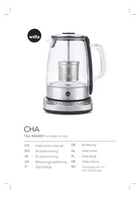 Notice WILFA CHA TM1500S Vedenkeitin