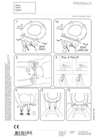 Notice Pressalit PROJECTA PRO Toilette