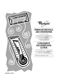 Notice WHIRLPOOL ACE119PR0 Climatiseur