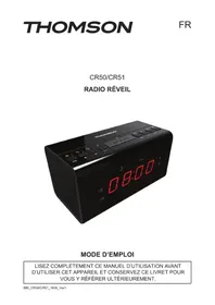 Notice THOMSON CR51 Radio reloj