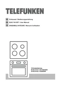 Notice TELEFUNKEN TFEHI60SW10A Cuisinière