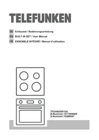 Notice TELEFUNKEN TFEH60SW10A Cuisinière