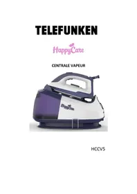 Notice TELEFUNKEN HAPPYCARE HCCV5 Fer à repasser