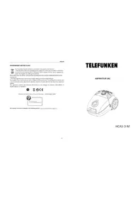 Notice TELEFUNKEN HCAS3M Aspirateur
