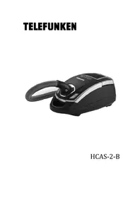 Notice TELEFUNKEN HCAS2B Aspirateur