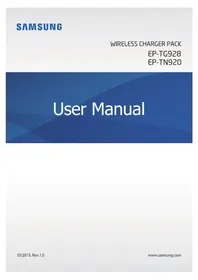 Notice SAMSUNG EPTN920 Chargeur téléphone portable