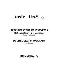 Notice UNIC LINE UGN280A+2 Koelkast