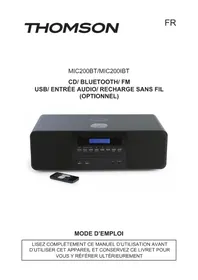 Notice THOMSON MIC200BT Impianto Hi-Fi