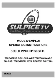 Notice Sulpice 55SULP2UHD130SEB Téléviseur