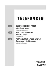 Notice TELEFUNKEN TFK373FW2 Réfrigérateur