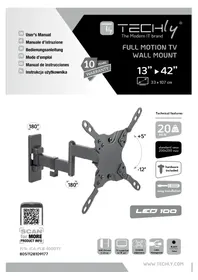 Notice Techly ICAPLB 400DTY Support mural