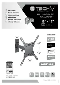 Notice Techly ICAPLB 400STY Support mural