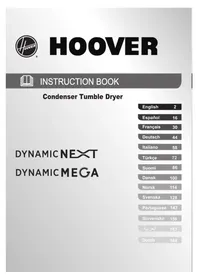 Notice HOOVER DNC D813BXBS çamaşır kurutucu