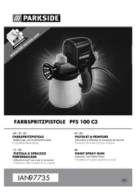 Notice PARKSIDE PFS 100 C3 Pistolet à peinture