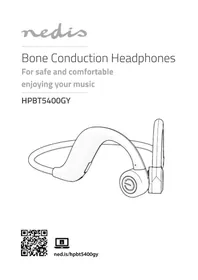 Notice NEDIS HPBT5400GY Slúchadlá