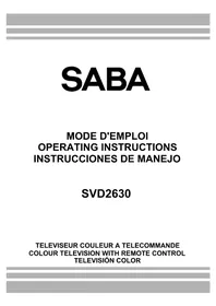 SABA SVD2630 - Téléviseur