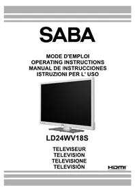 SABA LD24WV18S - Téléviseur