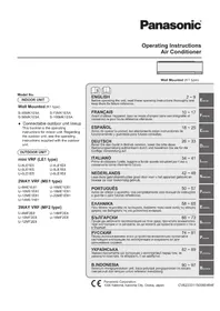 Notice PANASONIC S45MK1E5A Klimilo
