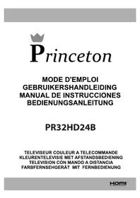 Notice Princeton PR32HD24B Televisie