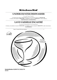 KITCHENAID KUDK01TKBL0 - Dishwasher