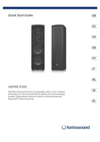 Notice Turbosound INSPIRE IP300 Alto-falante